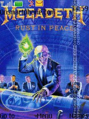 Capture d'écran Megadeth thème