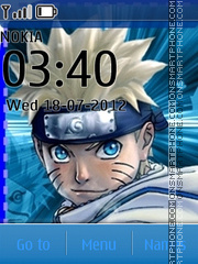 Скриншот темы Blue Naruto