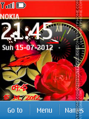 Red Rose 09 tema screenshot