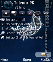 Ramzan Blue theme screenshot