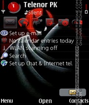 Red Batman tema screenshot