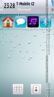 Скриншот темы Iphone Style s60v5