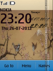 Capture d'écran Birds thème