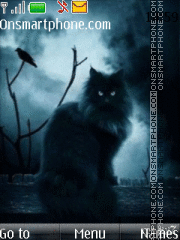 Gothic Cat tema screenshot