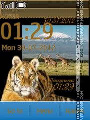Capture d'écran Safari thème