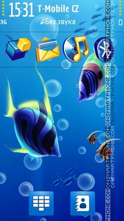 Aquarium hd tema screenshot