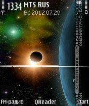 Space-Collage tema screenshot