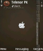 Apple Chocolate tema screenshot