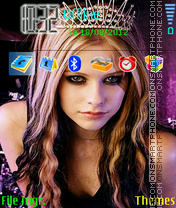 Avril Lavigne 02 theme screenshot