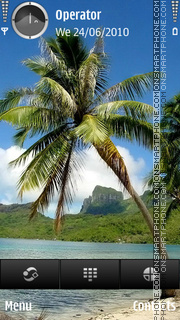 Tropic theme screenshot