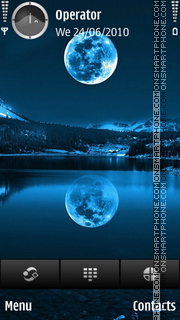 Blue Moon theme screenshot