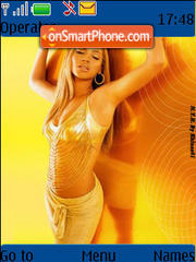 Beyonce Knowles 04 theme screenshot