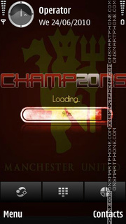 Скриншот темы Manchester United Champ20ns
