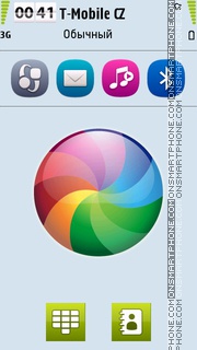 Colour Macbusy tema screenshot