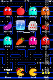 Скриншот темы Pacman Game