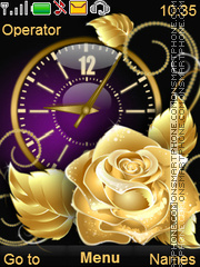 The Golden Rose theme screenshot