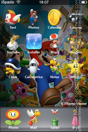 Скриншот темы Mario Party 01