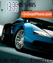 Скриншот темы Bugatti
