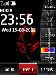 Buddhist Clock theme screenshot