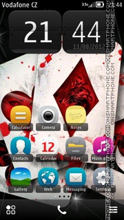 Blood Aces theme screenshot