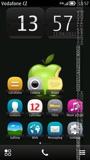 Bitten Apple theme screenshot