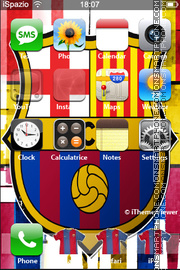 Скриншот темы Barcelona 2016