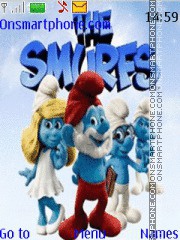 The Smurfs 05 theme screenshot