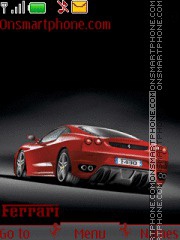 Ferrari Car tema screenshot