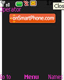Capture d'écran Pinkblack thème