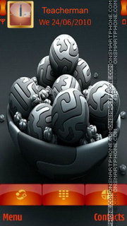 Plastic Enigma Balls theme screenshot