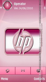 Hp Logo Pink es el tema de pantalla