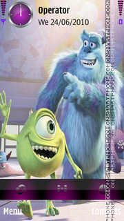 Monsters inc Movie tema screenshot