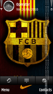 Barcelona theme screenshot