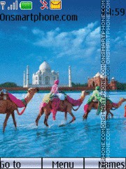 Taj Mahal es el tema de pantalla