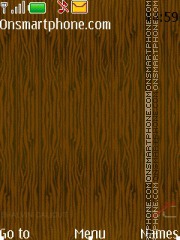 Wood theme screenshot