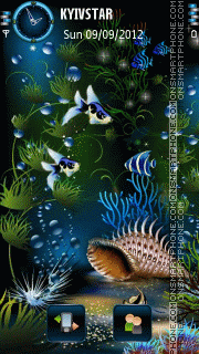 Underwater tema screenshot