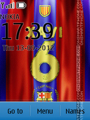 Capture d'écran Barcelona New thème