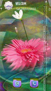 Capture d'écran Flower theme thème