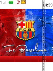 Fc Barcelona theme screenshot