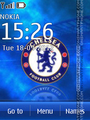 Capture d'écran Chelsea FC thème