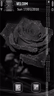 Black Rose tema screenshot