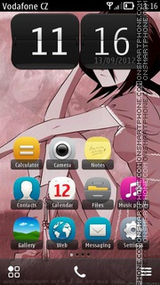 Rukia Kuchiki 01 es el tema de pantalla