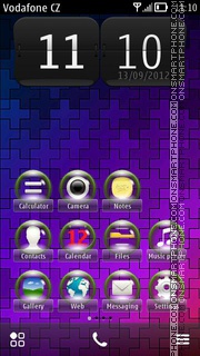 Mosaic 02 tema screenshot