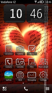 Heart 23 tema screenshot