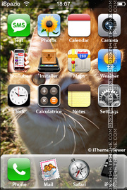Ginger Cat 01 tema screenshot