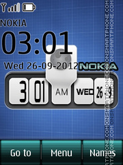 Capture d'écran Nokia Weather thème