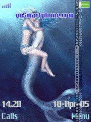 Capture d'écran Mermaid And Love thème