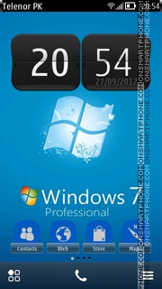 Windows 7 es el tema de pantalla