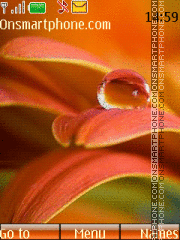 Drop and Flower tema screenshot