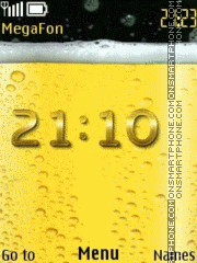 Скриншот темы Beer Battery